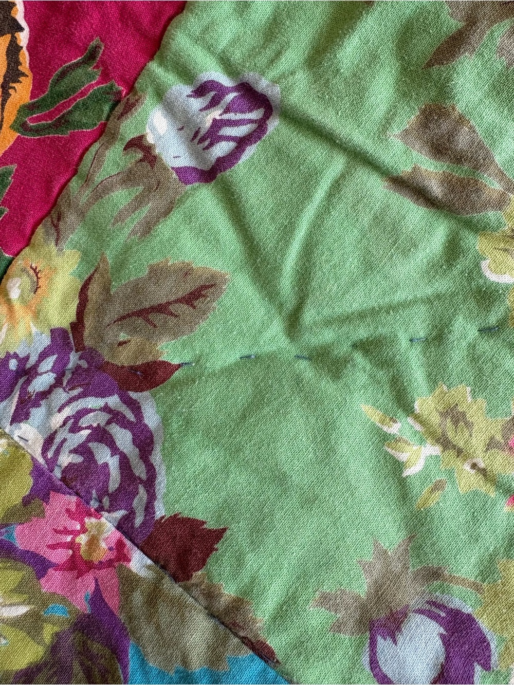 The Company Store king size patchwork quilt - Picture 11 of 12